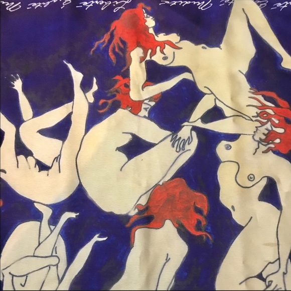 Silk scarf 🧣 Vintage - Picture 5 of 5